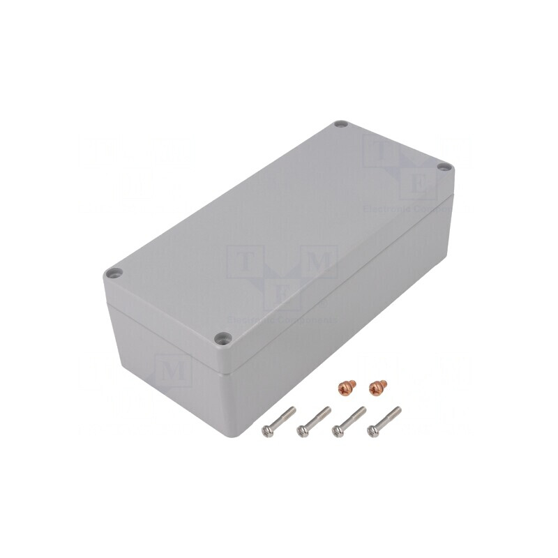 Carcasă Universală Aluminiu Gri IP68 80x175x57mm | Electronic-mag.ro | Componente Electronice