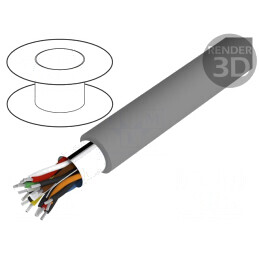 Cablu ecranat Alpha Essential 4x2x24AWG PVC | Electronic-mag.ro | Componente Electronice