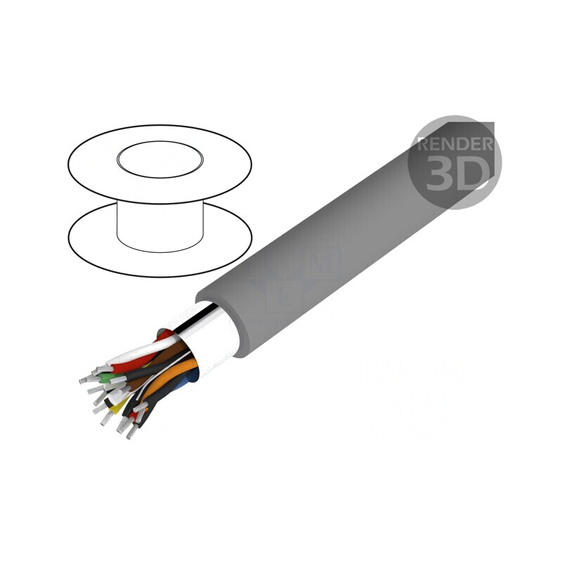Cablu ecranat Alpha Essential 4x2x24AWG PVC | Electronic-mag.ro | Componente Electronice