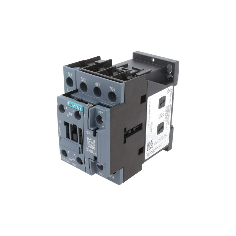 Contactor 4P NO 4 Auxiliare NO NC 110VAC | Electronic-mag.ro | Componente Electronice