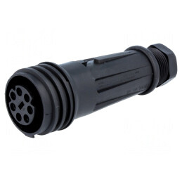 Conector Circular Mufă Mamă 7 Pin Filet Exterior | Electronic-mag.ro | Componente Electronice