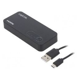 Switch HDMI 2.1 cu 2 Porturi HDCP 2.3 Negru | Electronic-mag.ro | Componente Electronice