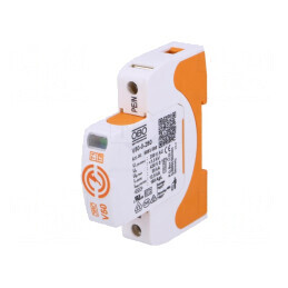 Limitator de Supratensiuni Tip 1 2 Poli 30kA 280VAC IP20 V50-1-280 | Electronic-mag.ro | Componente Electronice