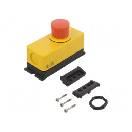 Casetă de comandă cu buton ciupercă IP66 RMQ-Titan | Electronic-mag.ro | Componente Electronice