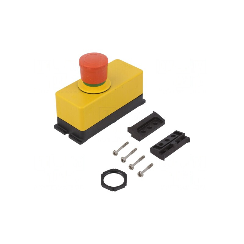 Casetă de comandă RMQ-Titan cu buton ciupercă IP66 | Electronic-mag.ro | Componente Electronice