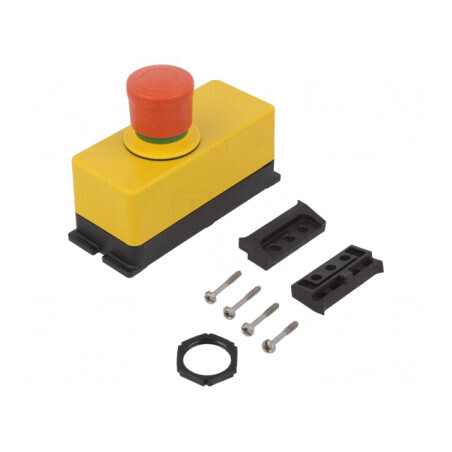 Casetă de comandă RMQ-Titan cu buton ciupercă IP66 | Electronic-mag.ro | Componente Electronice