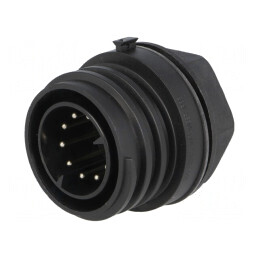 'Conector Circular Soclu Tată PIN 10 Buccaneer 900 Nichelat' | Electronic-mag.ro | Componente Electronice