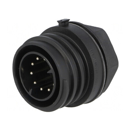 'Conector Circular Soclu Tată PIN 10 Buccaneer 900 Nichelat' | Electronic-mag.ro | Componente Electronice
