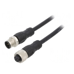 Cablu de conectare M12 PIN 5 10m PVC 36VDC | Electronic-mag.ro | Componente Electronice