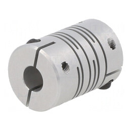 Cuplaj | Ø: 16mm | Ø1: 16mm | Ø2: 6mm | aluminiu | 2246-16-B6-6-AL