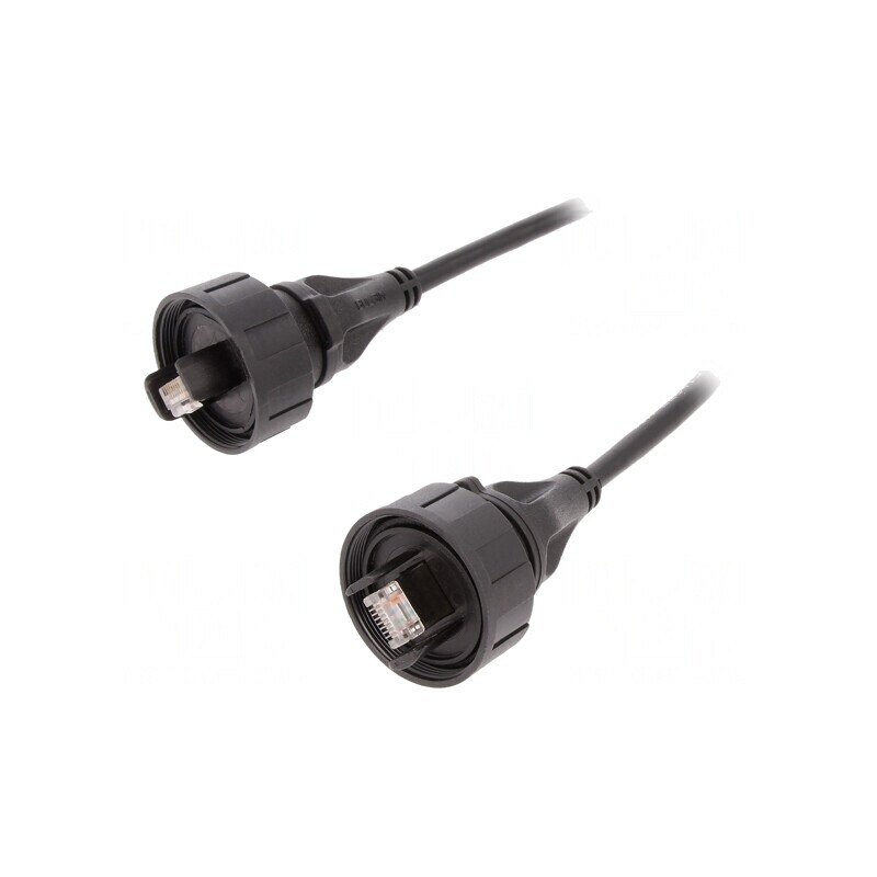 Patch cord Ethernet 2m Buccaneer 8 pini poliamidă aurit | Electronic-mag.ro | Componente Electronice