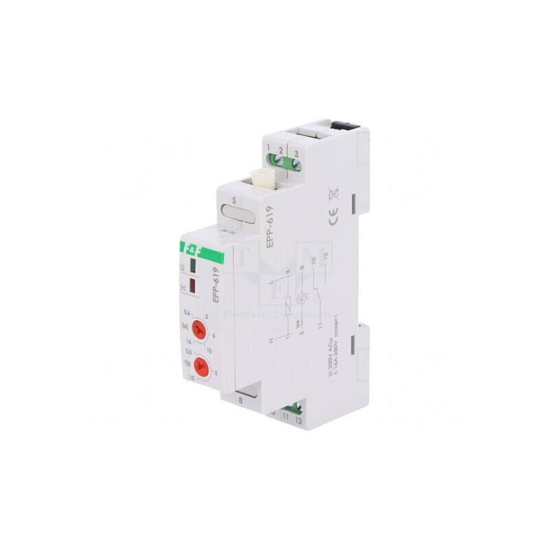 Releu Monitorizare Curent AC 230V EPP-619 | Electronic-mag.ro | Componente Electronice