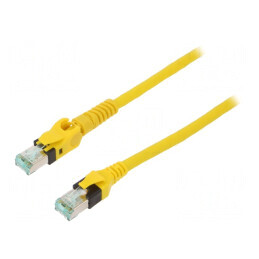 Patch cord galben S/FTP Cat6a 7,5m | Electronic-mag.ro | Componente Electronice