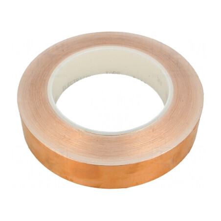 Bandă Electroconductoare Cupru 25mm x 33m | Electronic-mag.ro | Componente Electronice