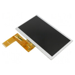 Display TFT 7" 800x480 LED 165x104x3.5mm 3-3.6VDC