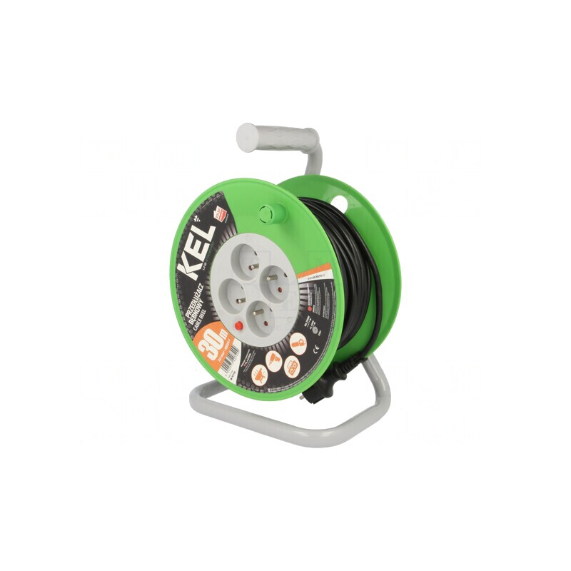 Prelungitor Bobinat 30m cu 4 Prize Negru PVC 3x1mm2 | Electronic-mag.ro | Componente Electronice Prelungitor Bobinat 30m cu 4 Prize Negru PVC 3x1mm2 | Electronic-mag.ro | Componente Electronice