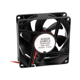 Ventilator axial 24V 80x80x25mm IP68 | Electronic-mag.ro | Componente Electronice