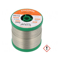 Sârmă de lipit fără plumb Sn99,3Cu0,7 700um 0,5kg bobină | Electronic-mag.ro | Componente Electronice