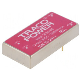 Convertor DC/DC 10W 18-36V la 5V 2000mA TEN 10-2411 | Electronic-mag.ro | Componente Electronice