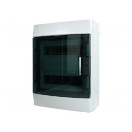 Carcasă pentru aparatură modulară IP65 gri 24 module | Electronic-mag.ro | Componente Electronice