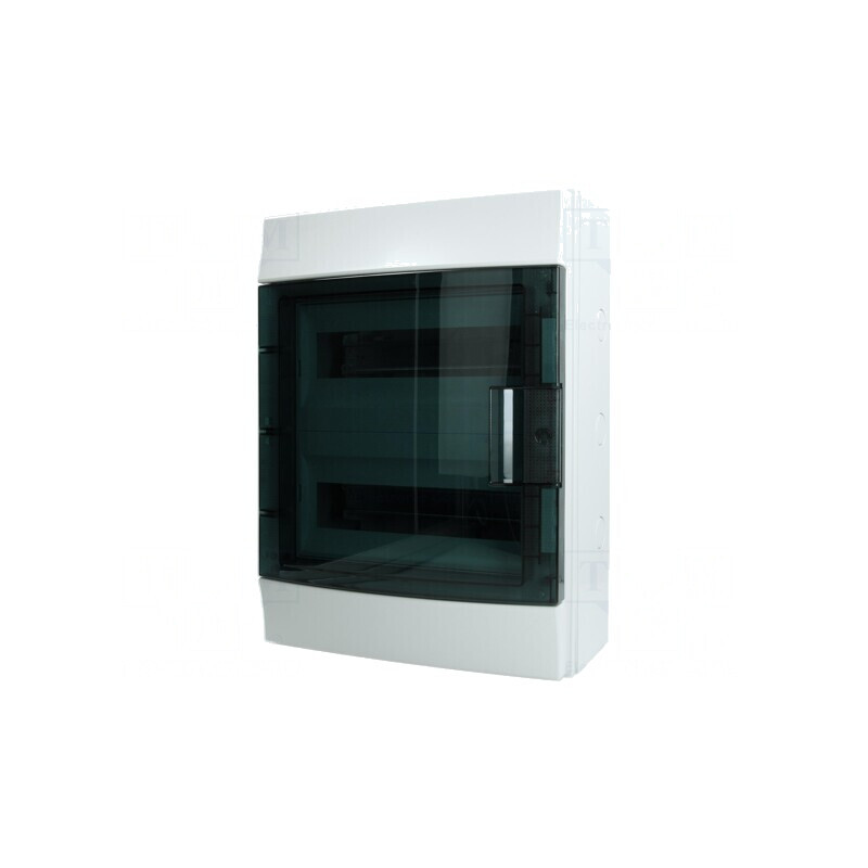 Carcasă pentru aparatură modulară IP65 gri 24 module | Electronic-mag.ro | Componente Electronice