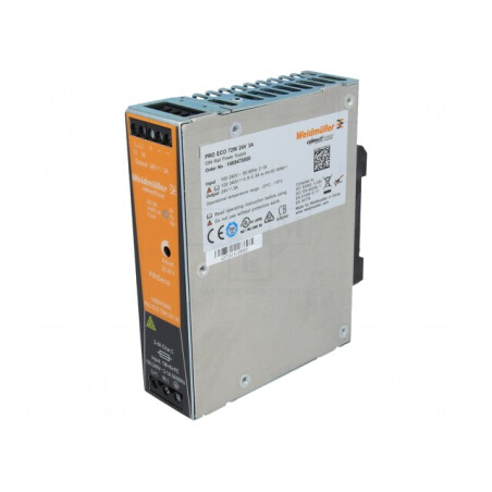 Alimentator Pulsatoriu pentru Șină DIN 72W 24VDC 3A | Electronic-mag.ro | Componente Electronice