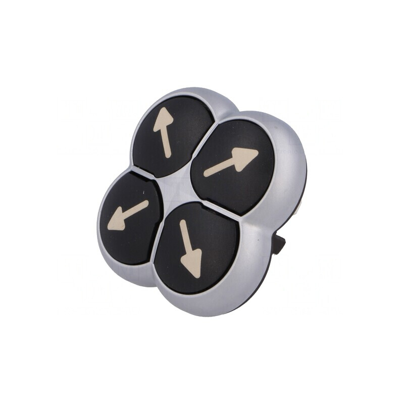 Comutator 4 poziții 22mm negru fără IP66 M22-D4-S-X7 | Electronic-mag.ro | Componente Electronice