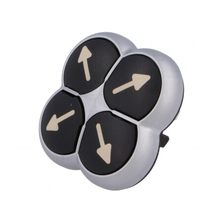 Comutator 4 poziții 22mm negru fără IP66 M22-D4-S-X7 | Electronic-mag.ro | Componente Electronice