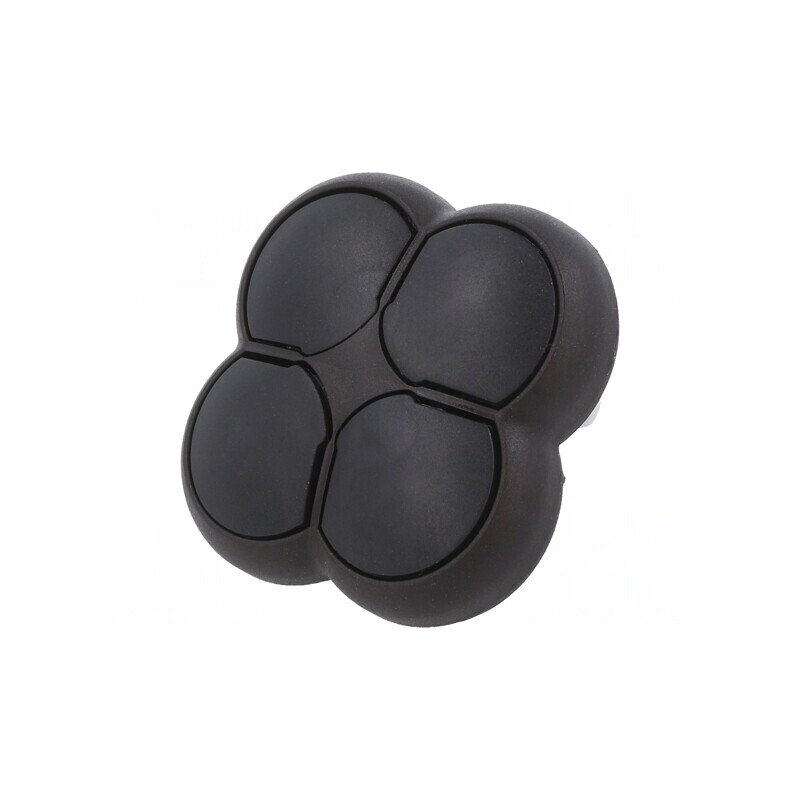 Comutator cu 4 poziții 22mm negru M22S-D4-S | Electronic-mag.ro | Componente Electronice