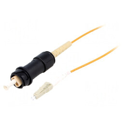 Patch cord fibră optică multimod simplex baionetă | Electronic-mag.ro | Componente Electronice