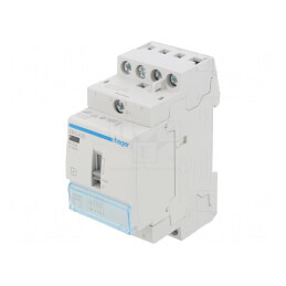 Contactor 4-poli 25A 230VAC NO 4x 10-50°C