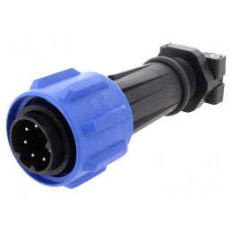 Conector Circular Mufă Tată 7 Pin Filet Interior | Electronic-mag.ro | Componente Electronice