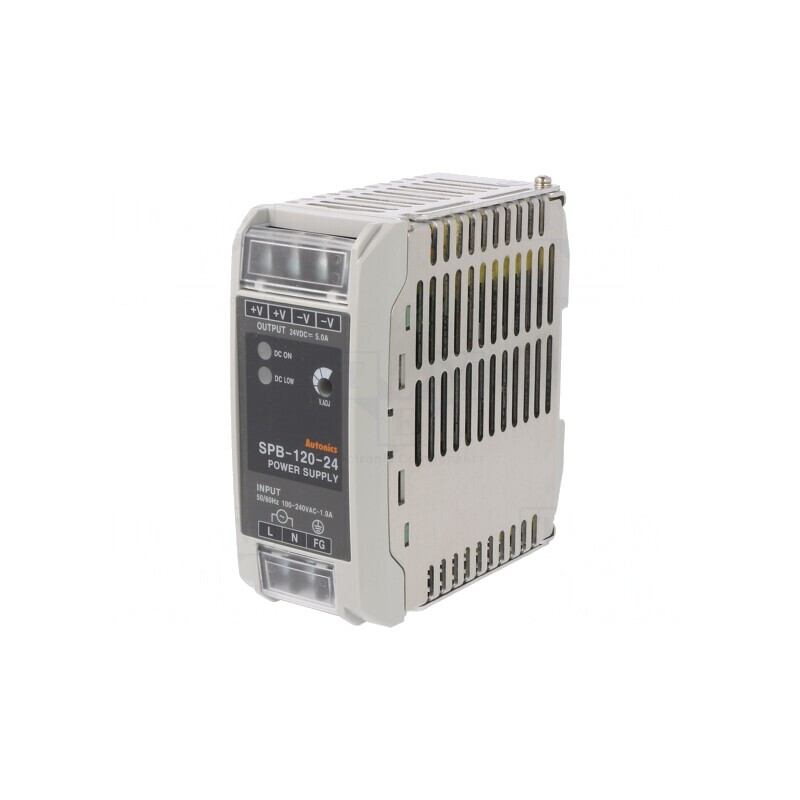 Alimentator Pulsatoriu DIN 120W 24V 5A IP20 | Electronic-mag.ro | Componente Electronice Alimentator Pulsatoriu DIN 120W 24V 5A IP20 | Electronic-mag.ro | Componente Electronice