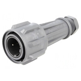 Conector Circular Mufă Tată 2 Pin Filet Interior Rotire | Electronic-mag.ro | Componente Electronice