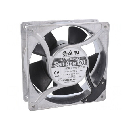 Ventilator AC Axial 120mm 141m3/h 40dBA cu Bilă | Electronic-mag.ro | Componente Electronice