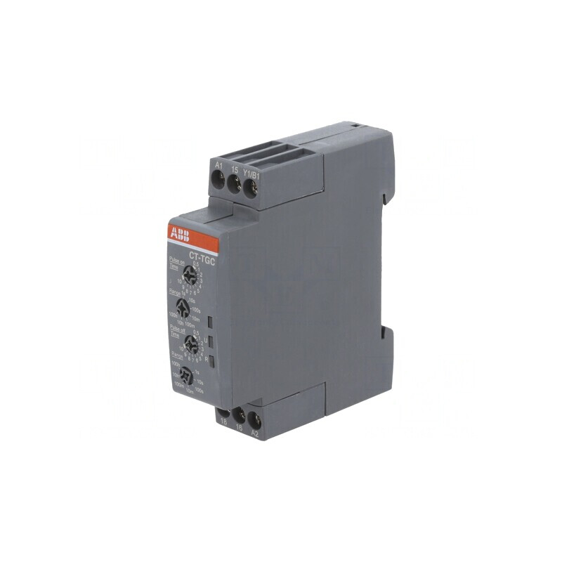 Timer electronic pentru șină DIN, 0,05s-100h, SPDT, 24-240VAC/24-48VDC | Electronic-mag.ro | Componente Electronice