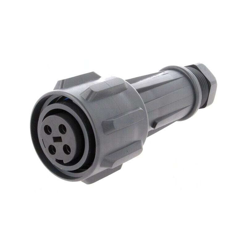 Conector Circular Mufă Mamă 4 PIN Filet Interior Rotire | Electronic-mag.ro | Componente Electronice