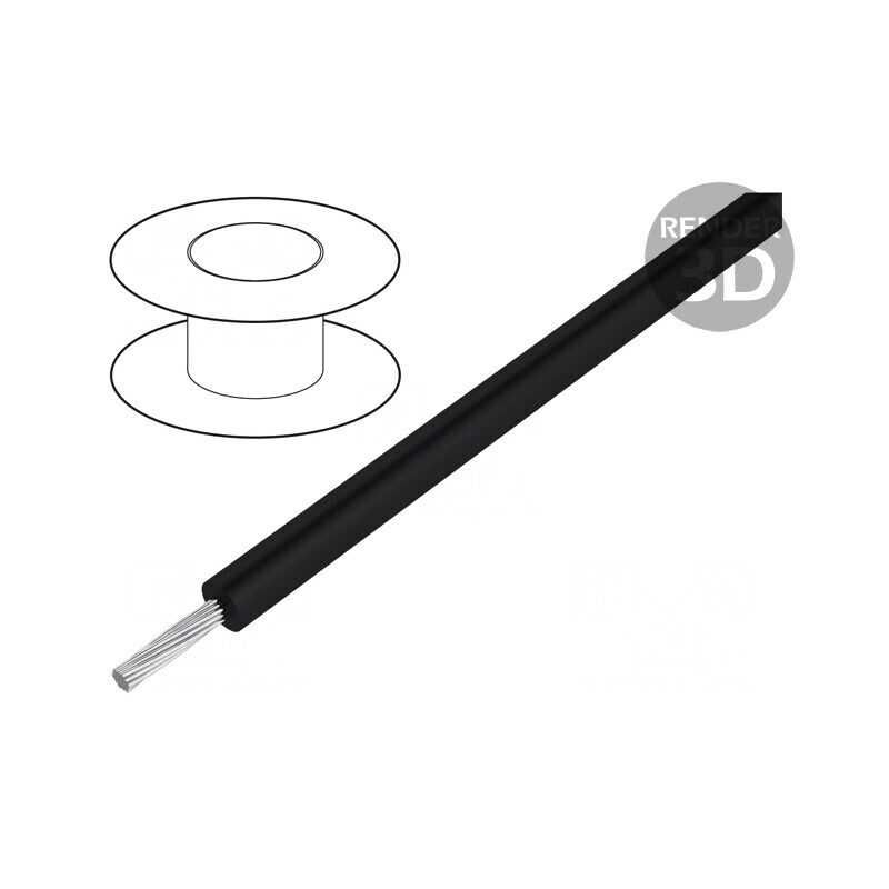 Cablu Lead Wire Cu EPDM Negru 5kV 30,5m 18AWG | Electronic-mag.ro | Componente Electronice Cablu Lead Wire Cu EPDM Negru 5kV 30,5m 18AWG | Electronic-mag.ro | Componente Electronice
