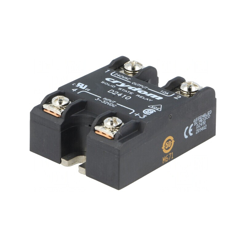 Releu Semiconductor 1-Fazat 10A 24-280VAC | Electronic-mag.ro | Componente Electronice Releu Semiconductor 1-Fazat 10A 24-280VAC | Electronic-mag.ro | Componente Electronice