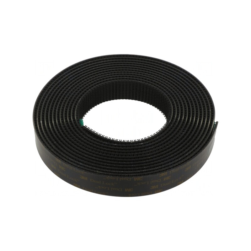 Bandă arici acril neagră 25mm x 5m | Electronic-mag.ro | Componente Electronice