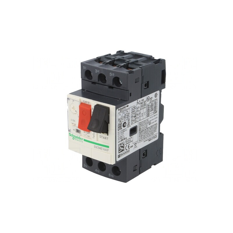 Întrerupător Motor 3/4kW 230-690V pentru Șină DIN IP20 GV2ME14AP | Electronic-mag.ro | Componente Electronice