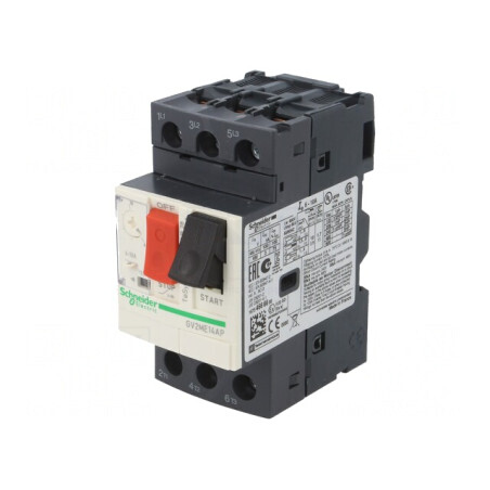 Întrerupător Motor 3/4kW 230-690V pentru Șină DIN IP20 GV2ME14AP | Electronic-mag.ro | Componente Electronice