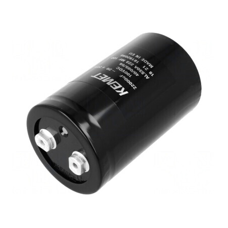 Condensator electrolitic 22mF 100VDC 66x105mm | Electronic-mag.ro | Componente Electronice