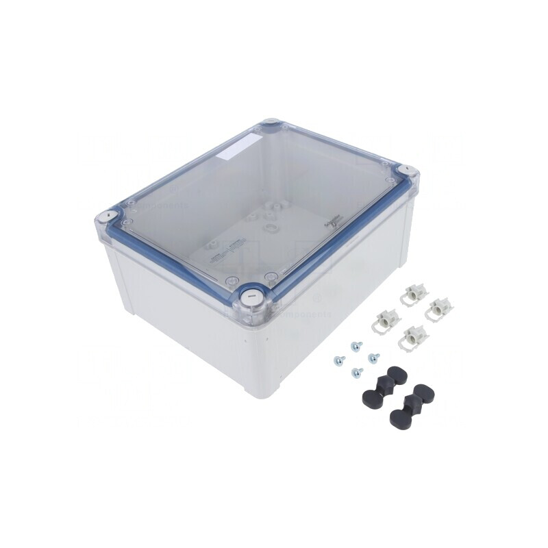 Carcasă Universală Policarbonat Gri 194x241x107mm | Electronic-mag.ro | Componente Electronice