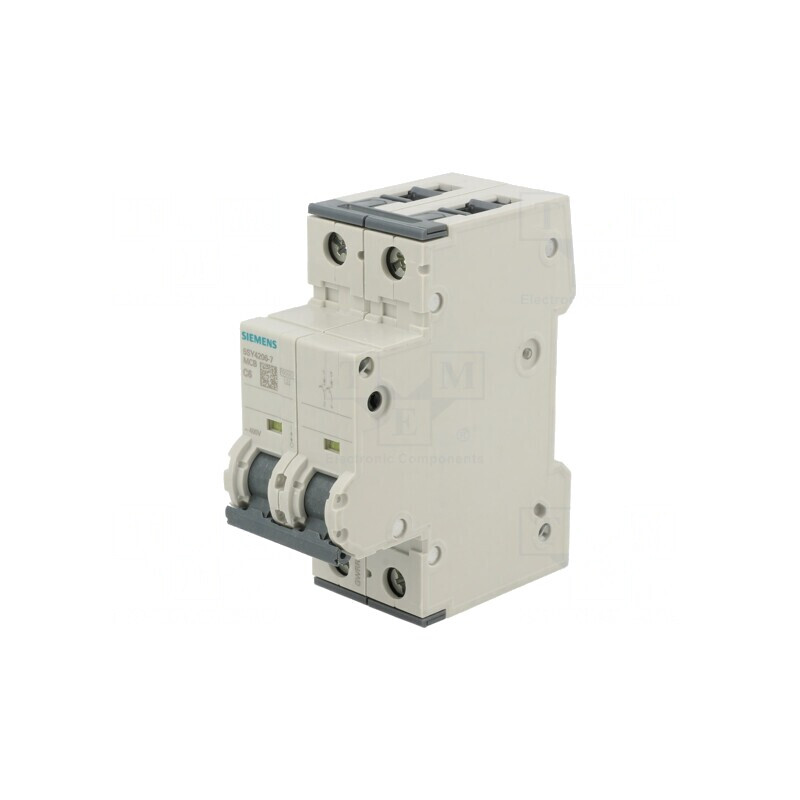 Întrerupător de Supracurent 6A 2 Poli 230/400VAC 10kA | Electronic-mag.ro | Componente Electronice