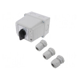 Comutator cu Came Stea-Triunghi 40A 3 Pozitii | Electronic-mag.ro | Componente Electronice