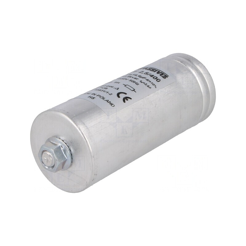 Condensator trifazat 2.5kVAR 400VAC polipropilenă | Electronic-mag.ro | Componente Electronice