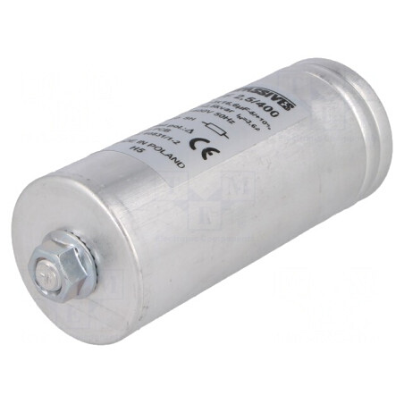 Condensator trifazat 2.5kVAR 400VAC polipropilenă | Electronic-mag.ro | Componente Electronice