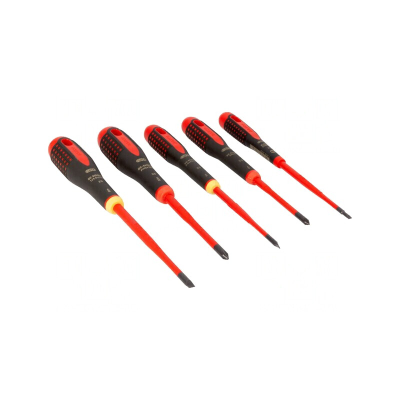 Set Şurubelniţe Izolate ERGO® Phillips/Plată 5buc | Electronic-mag.ro | Componente Electronice