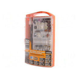 Mașină de găurit miniatură 135W 230V 350 accesorii | Electronic-mag.ro | Componente Electronice